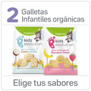 Galletas orgánicas infantiles 2 paquete