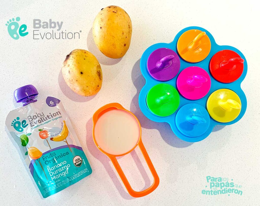 Receta paletas Baby Evolution